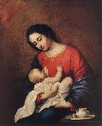 Francisco de Zurbaran Madonna with Child Sweden oil painting artist